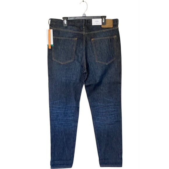 H&M Denim Jeans Men's 36x32 Dark Wash Tapered New with Tags India - Picture 2 of 16